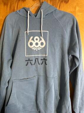 686 Men's Knockout Pullover Bonded Fleece Hoodie Goblin Blue